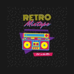 80's Retro Mixtape Design T-Shirt