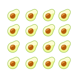 Avocado Pattern T-Shirt