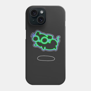 Floaty Cat Side - Dark Phone Case