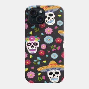 Mexican Sugar Skull Phone Case