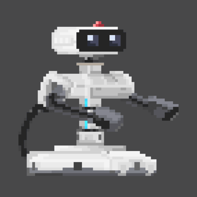 Pixel Art R.O.B. by HoshiSSB