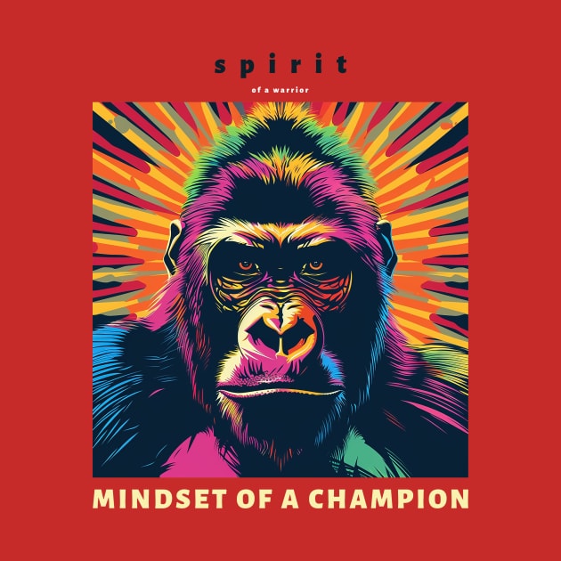 Spirit of a warrior mindset of a champion funny humor mental health by SoulfulT