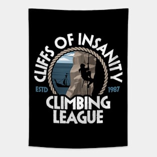 Cliffs of Insanity Climbing League Tapestry