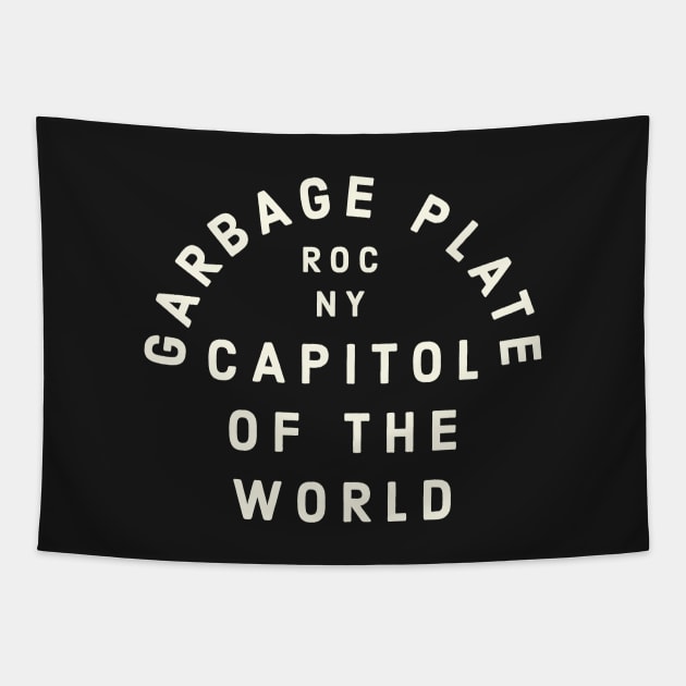 Garbage Plate Capitol of the World Rochester NY Tapestry by PodDesignShop