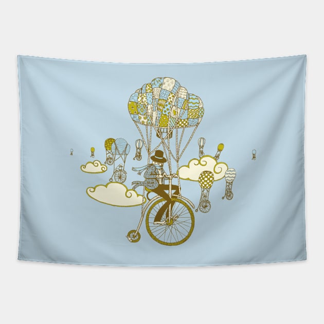 Bicycle Race Tapestry by valorandvellum