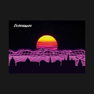 Copenhagen Outrun Neon Nights T-Shirt