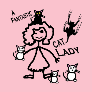 Fantastic Cat Lady T-Shirt