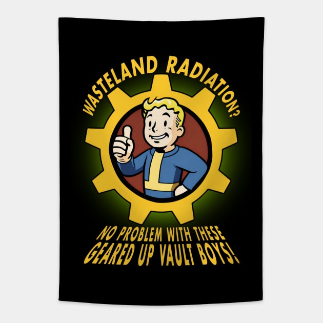 Defying the Radioactive Wasteland Tapestry by LopGraphiX