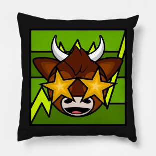 Rising Stocks Bull Delgado Pillow