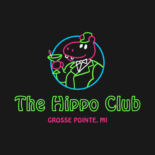 Grosse Pointe Blank Hippo Club T-Shirt - Grosse Pointe Blank - T-Shirt