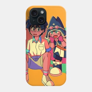 vaporwave anime aesthetic magical taruruuto kun Phone Case