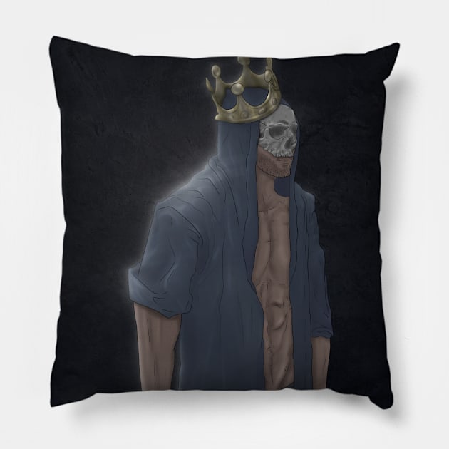 King Of Nothing Pillow by Jarrodjvandenberg