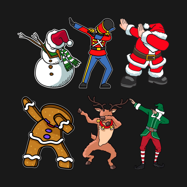 Christmas Dabbing Crew by SolarFlare