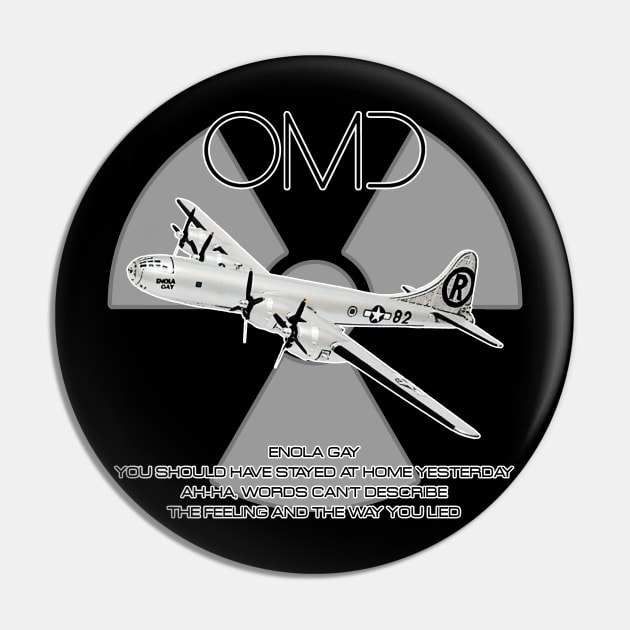 OMD Enola Gay Pin by raiseastorm