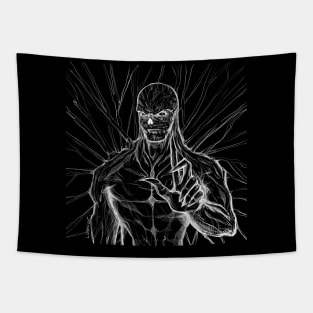 the hellfire vecna monster in dark universe Tapestry