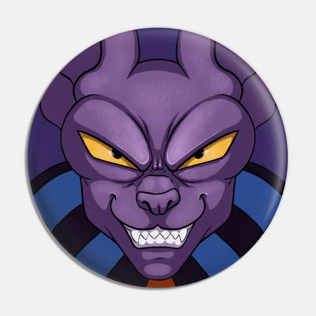 God of Destruction Pin by JFells