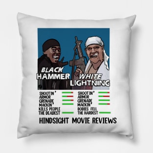 Black Hammer & White Lightning Pillow