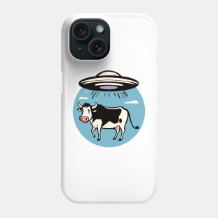 UFO Cow Abduction Phone Case