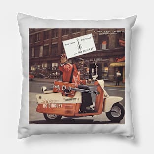 SCOOTER vintage Pillow