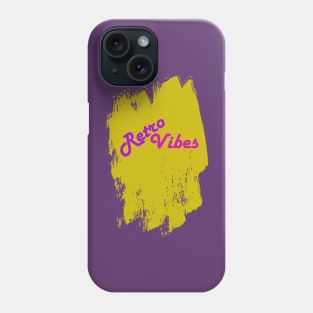 Retro Vibes Gold Graffiti Phone Case