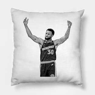 Steph Curry Gold Pillow