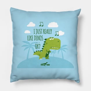 I just really like dinos, ok? Pillow