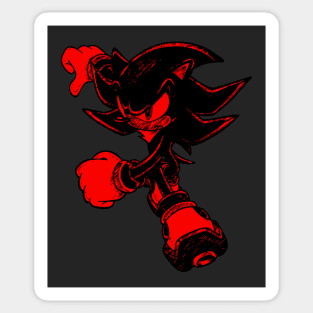 sonic and shadow love sticker - Pro Sport Stickers