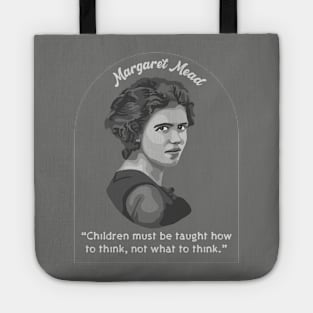 Margaret Mead Portrait and Quote Tote