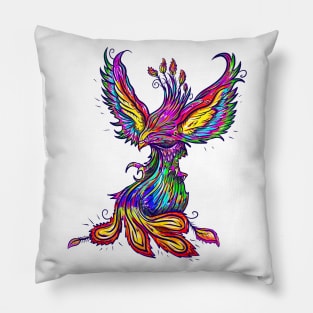 Rise Of The Phoenix Pillow