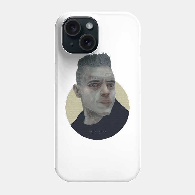 Mr Robot - Hello Friend Phone Case by jeffective