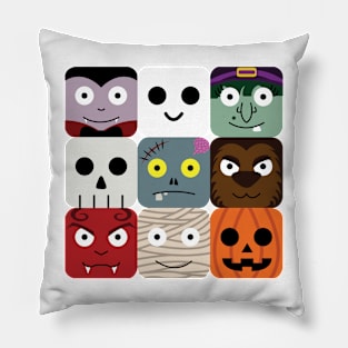 Boo Blocks Pillow