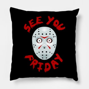 Friday 13th Jason Mask Pillow