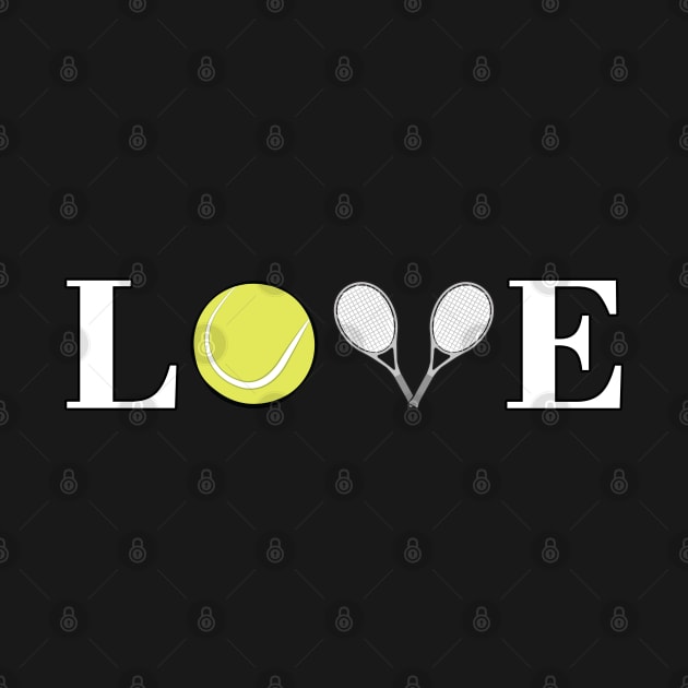 Tennis Is Love by DesignWood-Sport