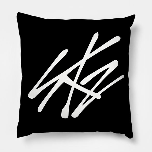 KPOP STRAY KIDS SKZ LOGO Pillow by LySaTee