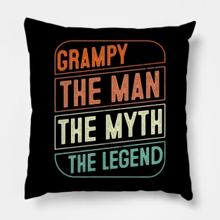 Grampy The Man The Myth The Legend Father's Day Gift Pillow