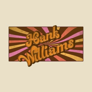 Groovy and Retro Hank Williams T-Shirt