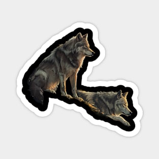 Wolf International Protection Magnet