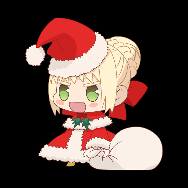 CUTE CHIBI SANTA SABER NERO from FATE GRAND ORDER by zerooneproject