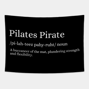 Definition: Pilates Pirate - Master of the Mat Tapestry