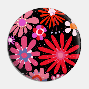 Floral pattern - beautiful floral design - floral illustration Pin