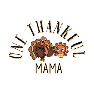 Mama and baby turkey for thanksgiving T-Shirt