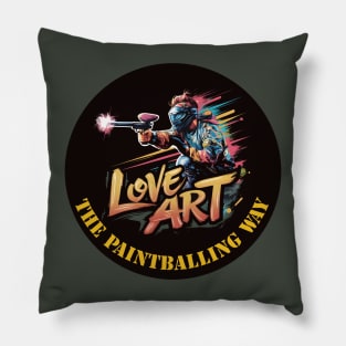 Love art paintball Pillow