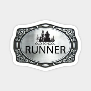 Old School Runner Magnet