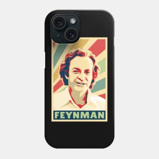 Richard Feynman Vintage Colors Phone Case