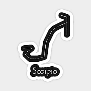 Scorpio constellation Magnet