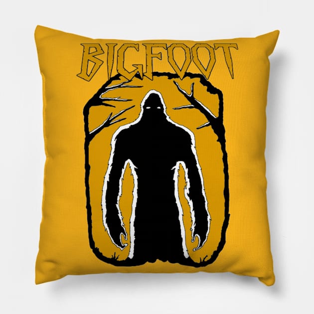 Big Foot!!! Pillow by Bear River Paranormal