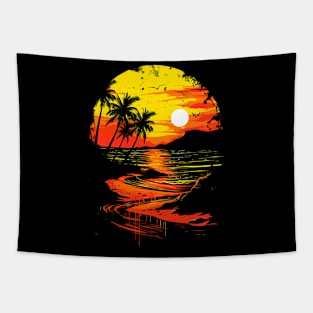 Summer Sunrise Dark Tapestry