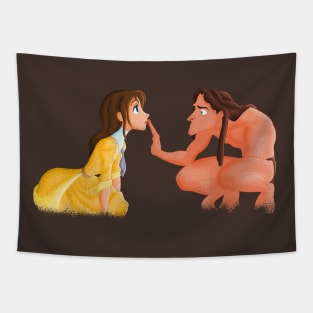 Tarzan and Jane Tapestry