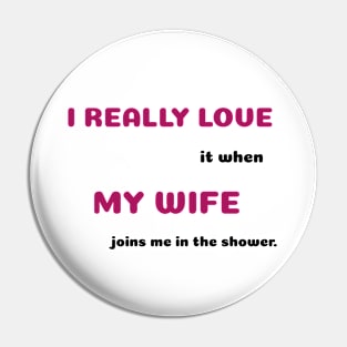 Funny Sayings Joins Me In Shower Graphic Humor Original Artwork Silly Gift Ideas Pin