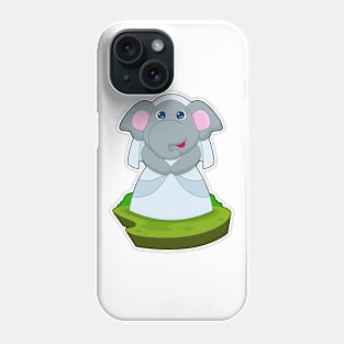 Elephant Bride Veil Wedding Phone Case